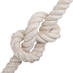vidaXL Jute Touw 16 mm Wit 100% Tossa jute