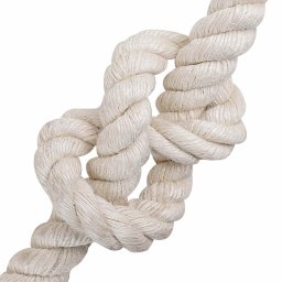 vidaXL Jute Touw 40 mm Wit 100% Tossa jute