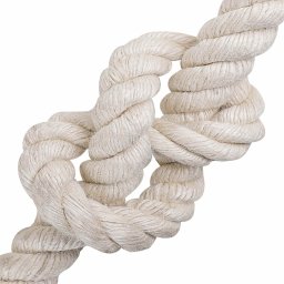 vidaXL Jute Touw 60 mm Wit 100% Tossa jute