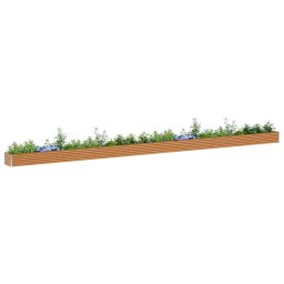 vidaXL Verhoogde plantenbak Licht Bruin 970 x 50 x 36 cm