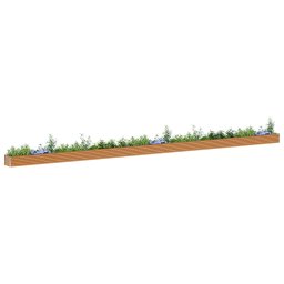 vidaXL Verhoogde plantenbak Licht Bruin 1164 x 50 x 36 cm