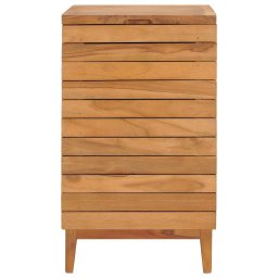 vidaXL Wasmand 40x40x70 cm massief teakhout