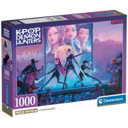 Clementoni - K-Pop Demon Hunters Puzzel (1000 stukjes)