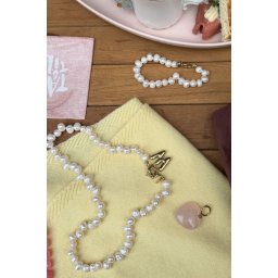 Bonnie Studios Fred Funky Big Necklace white