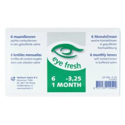 Eye Fresh -3,25 Getinte Zachte Maandlenzen