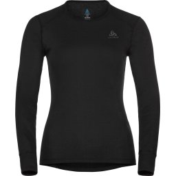 ODLO - maat M - Bl Top Crew Neck L/S Active Warm Eco Thermoshirt Dames
