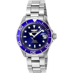 Invicta Pro Diver 9094 - Horloge - Heren - Staal - Zilverkleurig - Ø 40 mm