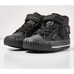 ROCO Baby meisjes sneakers hoog - Zwart - maat 24