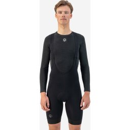 Rogelli - Maat 2XL-3XL Merino Ondershirt - Lange Mouwen - Unisex - Zwart