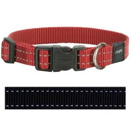 ROGZ FOR DOGS SNAKE HALSBAND ZWART 16 MMX26-40 CM