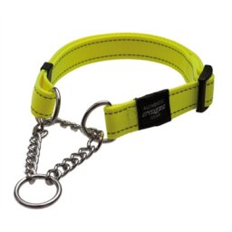ROGZ FOR DOGS FANBELT CHOKER GEEL 20 MMX34-56 CM