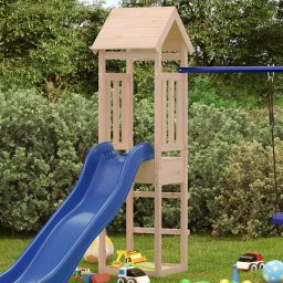 vidaXL Speeltoren 52,5x46,5x206,5 cm massief grenenhout