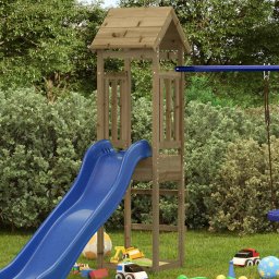 vidaXL Speeltoren 52,5x46,5x206,5 cm geïmpregneerd grenenhout