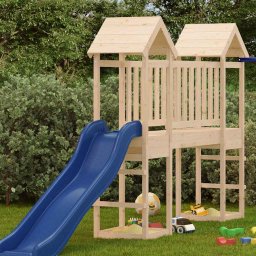 vidaXL Speeltoren 53x46,5x194 cm massief grenenhout