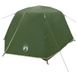 vidaXL Backpacking Tent 2-persoons Groen 185T Polyester met PU Coating