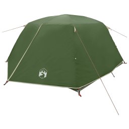 vidaXL Backpacking Tent 4-persoons Groen 185T Polyester met PU Coating