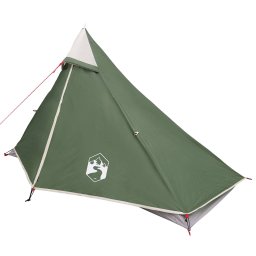 vidaXL Backpacking Tent 222 x 85 x 125 cm Groen