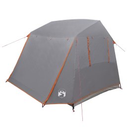 vidaXL Tunneltent 275 x 240 x 200 cm Grijs en Oranje
