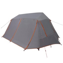vidaXL Tunneltent Grijs en Oranje 400 x 278 x 182 cm