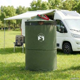 vidaXL Pop-up Toilet Tent met Hangende Touw 97 x 126 cm Groen