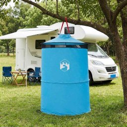 vidaXL Pop-up Toilet Tent met Hangende Touw 97 x 126 cm Blauw