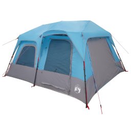 vidaXL Directe Tent 8-persoons Blauw 185T Polyester met PU Coating