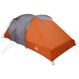 vidaXL Directe Tent 524 x 232 x 192 cm Grijs en Oranje