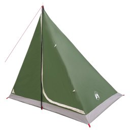 vidaXL Backpacking Tent 2-persoons Groen 185T Polyester met PU Coating