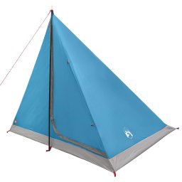 vidaXL Backpacking Tent 2-persoons Blauw 185T Polyester met PU Coating
