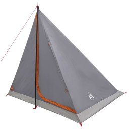 vidaXL Backpacking Tent 2-persoons Grijs en Oranje