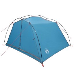 vidaXL Tunneltent 4-persoons Blauw 185T Polyester met PU Coating