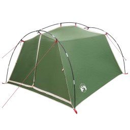 vidaXL Tunneltent 2-persoons Groen 185T Polyester met PU Coating