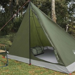 vidaXL Backpacking Tent 4-persoons Olijfgroen