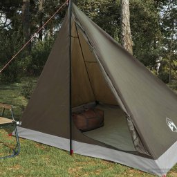 vidaXL Backpacking Tent 4-persoons Bruin en Grijs