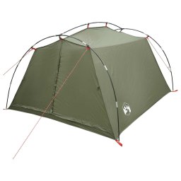 vidaXL Tunneltent 2-persoons Olijfgroen 185T Polyester met PU Coating