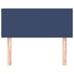 vidaXL Hoofdbord 90x5x78/88 cm stof blauw