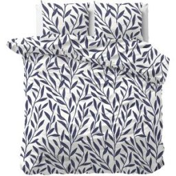Sleeptime Dekbedovertrek Blue Willow Blauw - Lits-jumeaux 240 x 200/220 cm + 2 kussenslopen