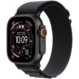 Apple Watch Ultra 3 GPS + Cellular 49mm met Alpine Loop - Medium Smartwatch Zwart