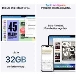 Apple MacBook Air 13 inch (2026) M5 (10 CPU / 10 GPU) 24GB/1TB -14 inch Laptop