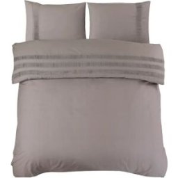 Dreamhouse Dekbedovertrek Bali Taupe - Tweepersoons 200 x 200/220 cm + 2 kussenslopen