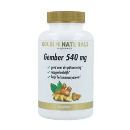 Golden Naturals Gember 450 mg Capsules