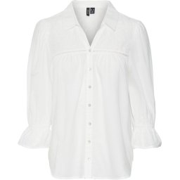 Vero Moda - Maat S - VMAMINA 3/4 SHIRT WVN Dames Blouse