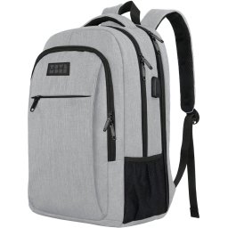 TRVLMORE Rugtas - Inch - Laptop Rugzak met USB - Heren en Dames - Tas - Levenslange Garantie