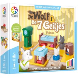 SmartGames - De Wolf en de 7 Geitjes - 48 opdrachten
