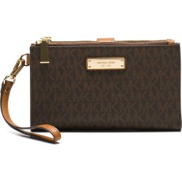 Michael Kors Adele Dames Portemonnee - Bruin