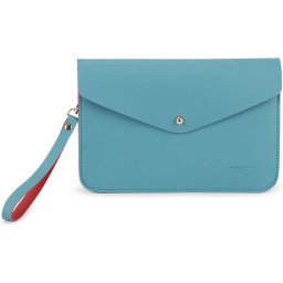 David Jones Portemonne Tas Clutch Turquoise/ Sac Portefeuille David Jones Clutch Turquoise