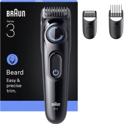 Braun Baardtrimmer Series 3 BT3520 + 3 Tools - Scherp Scheerblad - 40 Lengtes - Zwart