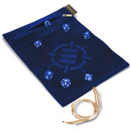 Tabletop Series - Roll on a Scroll Dice Set with Case - Blue