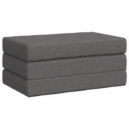 vidaXL Vouwbare Bankbed 80 x 67 x 45 cm Lichtgrijs
