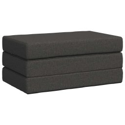 vidaXL Vouwbare Bankbed 80 x 67 x 45 cm Donkergrijs
